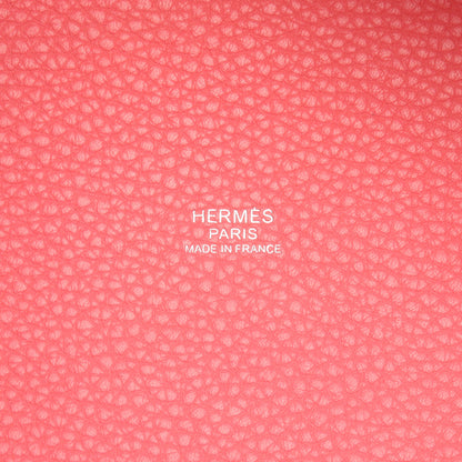 ピコタンロックPM ローズアザレ ハンドバッグ トリヨンクレマンス ピンク シルバー金具 Y刻印 エルメス バッグ HERMES