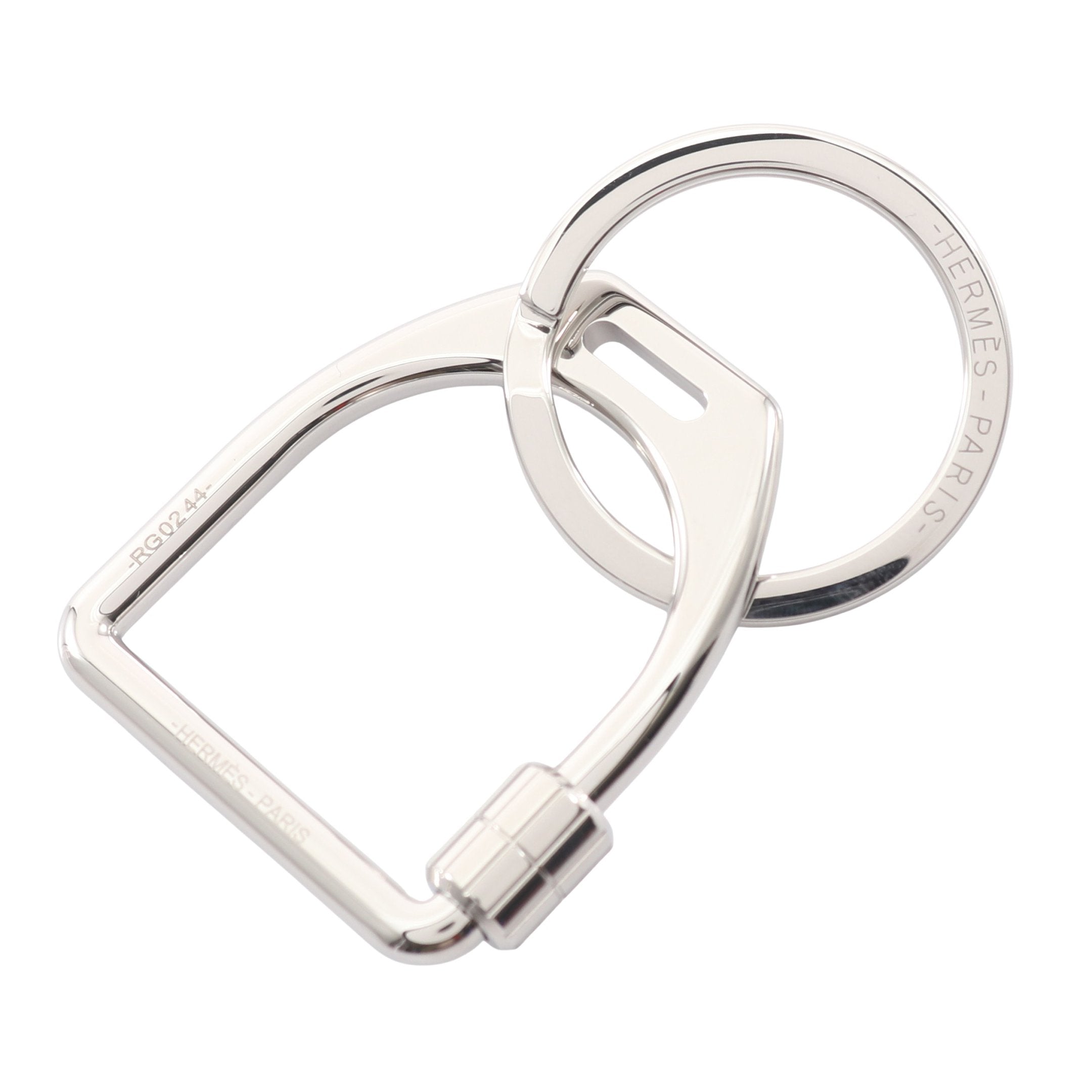 エトリエ キーリング バッグチャーム キーホルダー シルバー エルメス