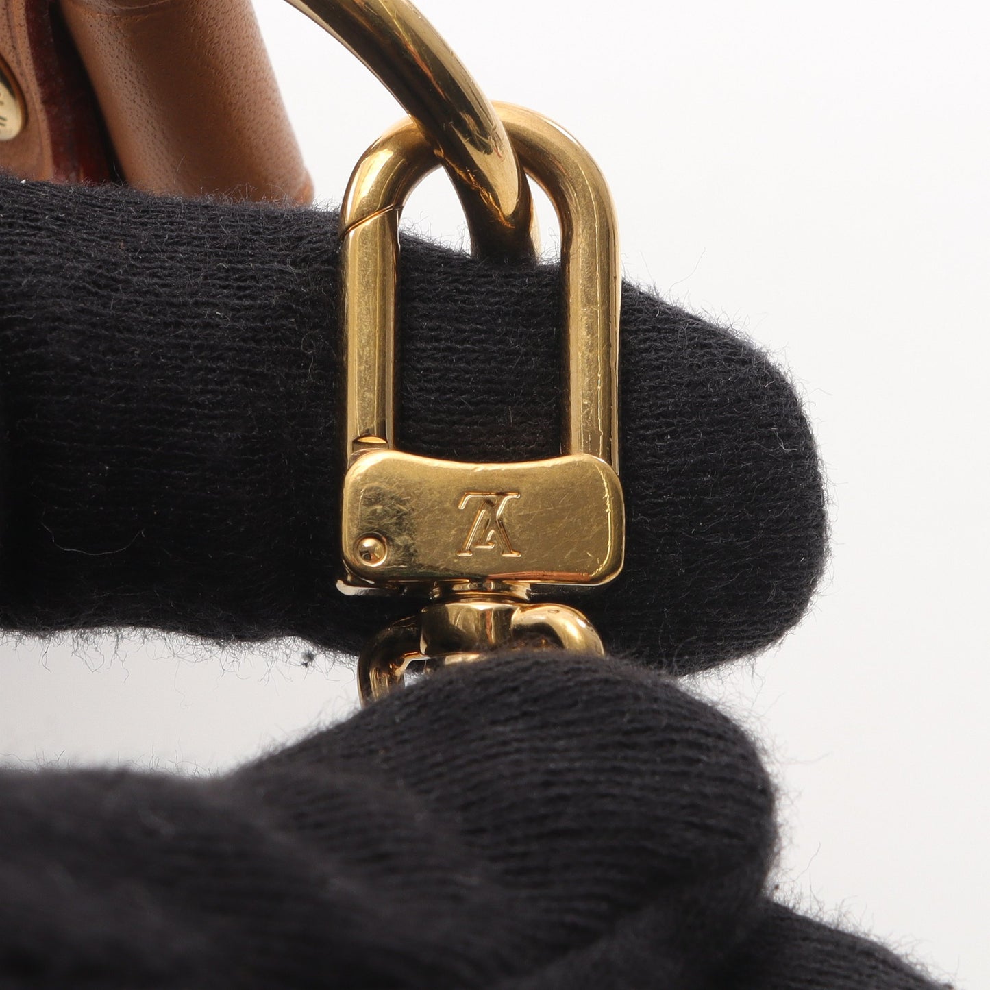 ループ モノグラム チェーンショルダーバッグ PVC レザー ブラウン 2WAY ルイヴィトン バッグ LOUIS VUITTON