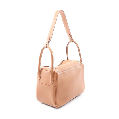 リンディ26 ゴールド ショルダーバッグ トリヨンクレマンス ライトブラウン ゴールド金具 K刻印 エルメス バッグ HERMES