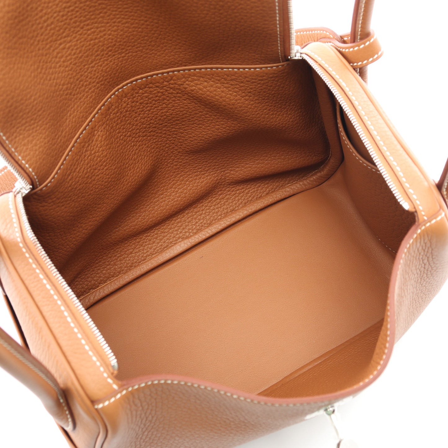 リンディ26 ゴールド ショルダーバッグ トリヨンクレマンス ライトブラウン ゴールド金具 K刻印 エルメス バッグ HERMES