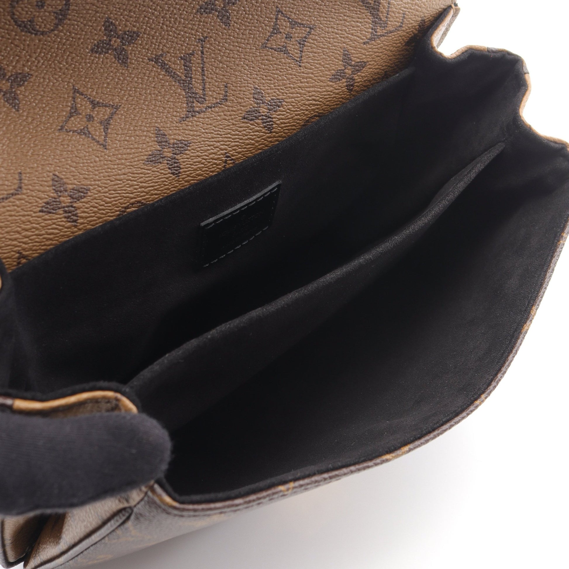 ポシェット メティス MM モノグラムリバース ハンドバッグ PVC レザー ブラウン ブラック 2WAY ルイヴィトン バッグ LOUIS VUITTON