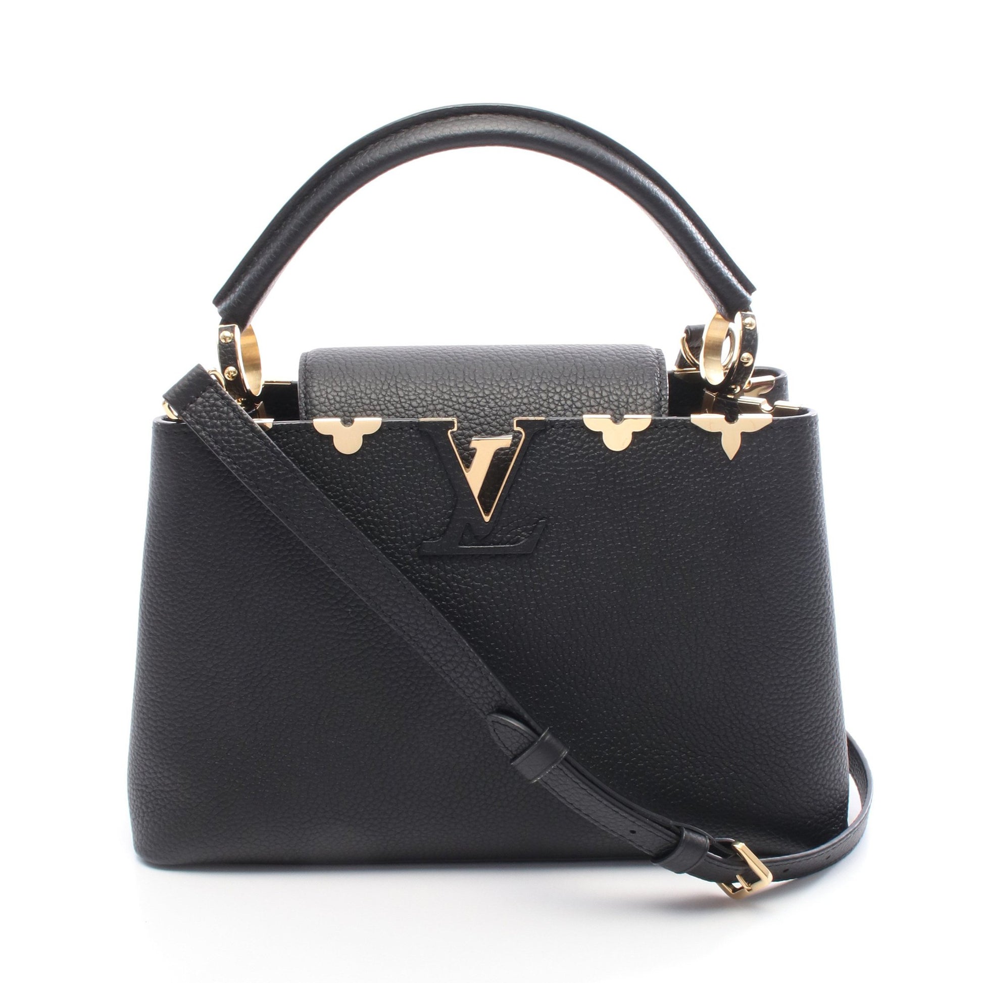 カプシーヌPM パルナセアライン ノワール ハンドバッグ トリヨンレザー ブラック 2WAY ルイヴィトン バッグ LOUIS VUITTON