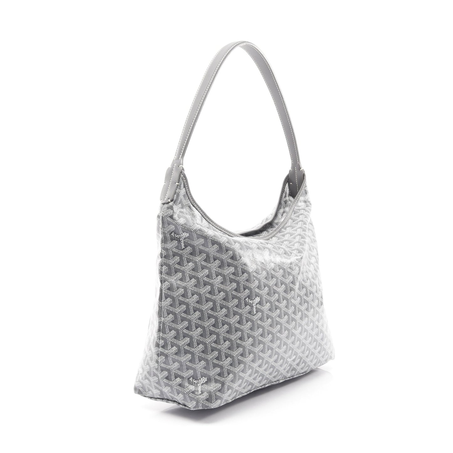 ボエム ホーボーバッグ ワンショルダーバッグ コーティングキャンバス レザー グレー ホワイト ゴヤール バッグ GOYARD