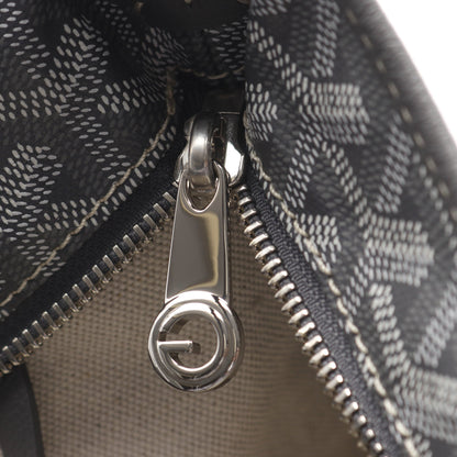 ボエム ホーボーバッグ ワンショルダーバッグ コーティングキャンバス レザー グレー ホワイト ゴヤール バッグ GOYARD