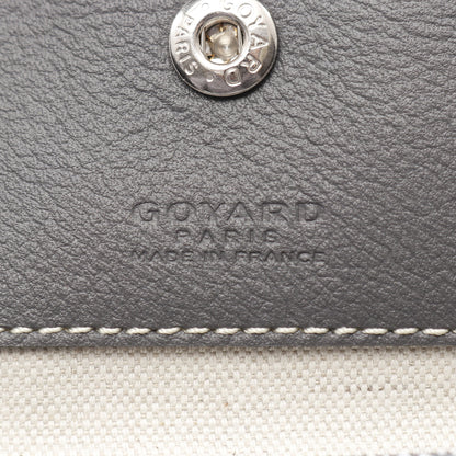 ボエム ホーボーバッグ ワンショルダーバッグ コーティングキャンバス レザー グレー ホワイト ゴヤール バッグ GOYARD