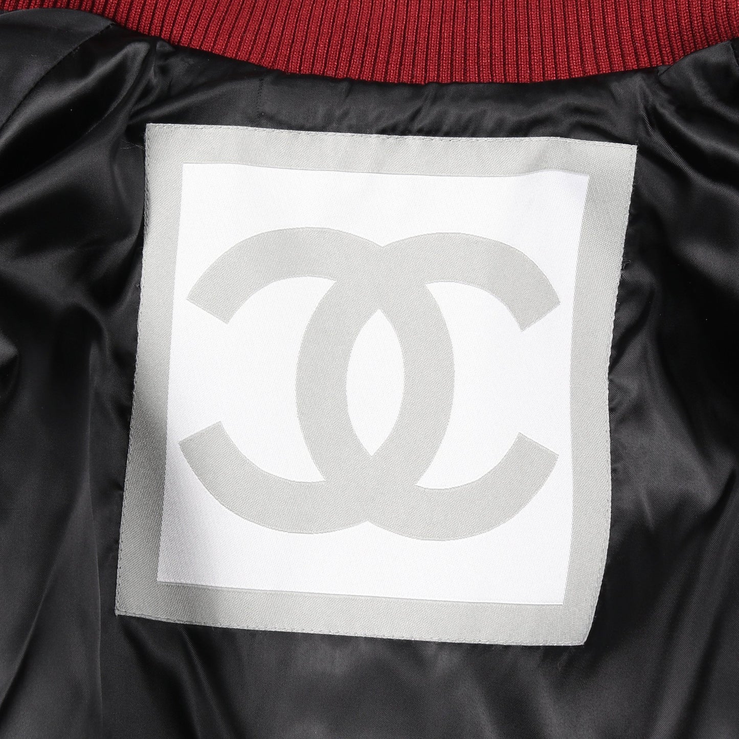 スポーツライン ココマーク スタジャン ウール ネイビー ボルドー 04P シャネル アウター CHANEL