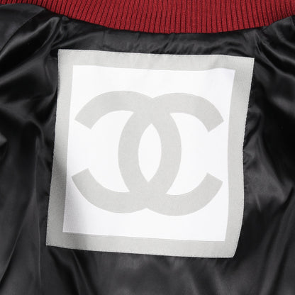 スポーツライン ココマーク スタジャン ウール ネイビー ボルドー 04P シャネル アウター CHANEL