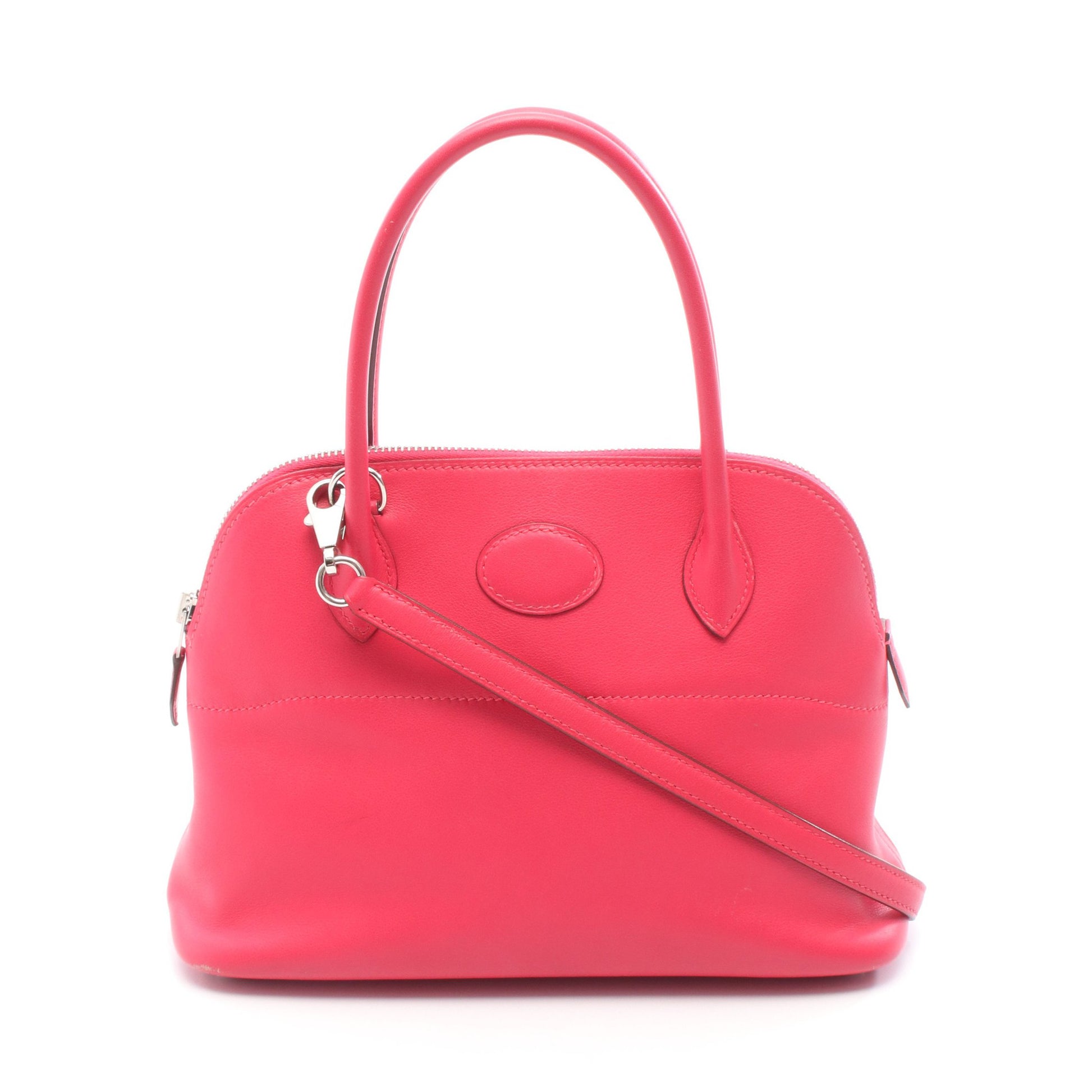 ボリード27 ハンドバッグ ヴォースイフト ピンク シルバー金具 2WAY C刻印 エルメス バッグ HERMES