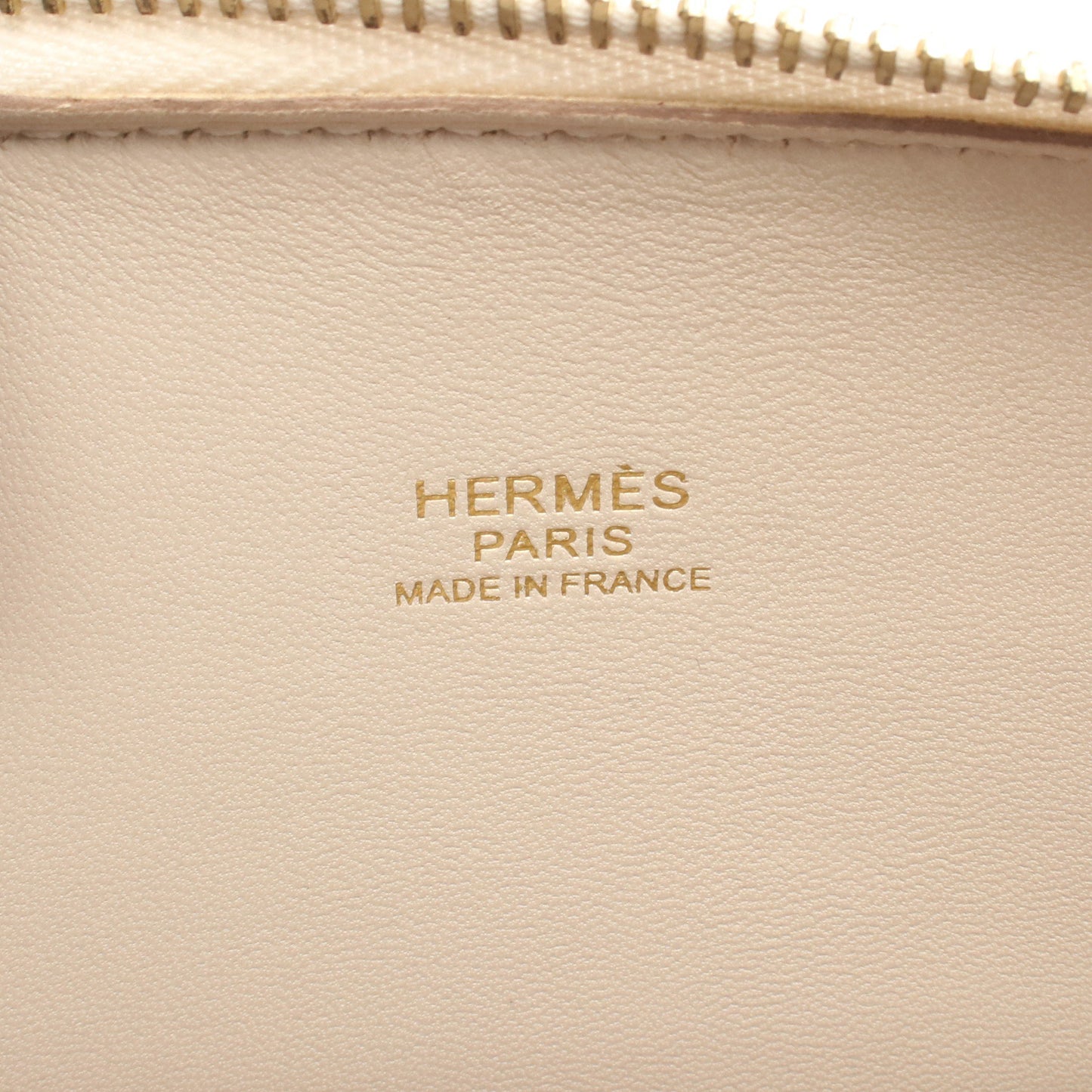 ボリード27 クレ ハンドバッグ ヴォーエプソン アイボリー ゴールド金具 2WAY Z刻印 エルメス バッグ HERMES