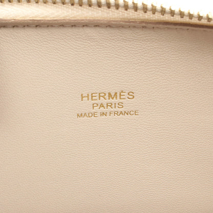 ボリード27 クレ ハンドバッグ ヴォーエプソン アイボリー ゴールド金具 2WAY Z刻印 エルメス バッグ HERMES
