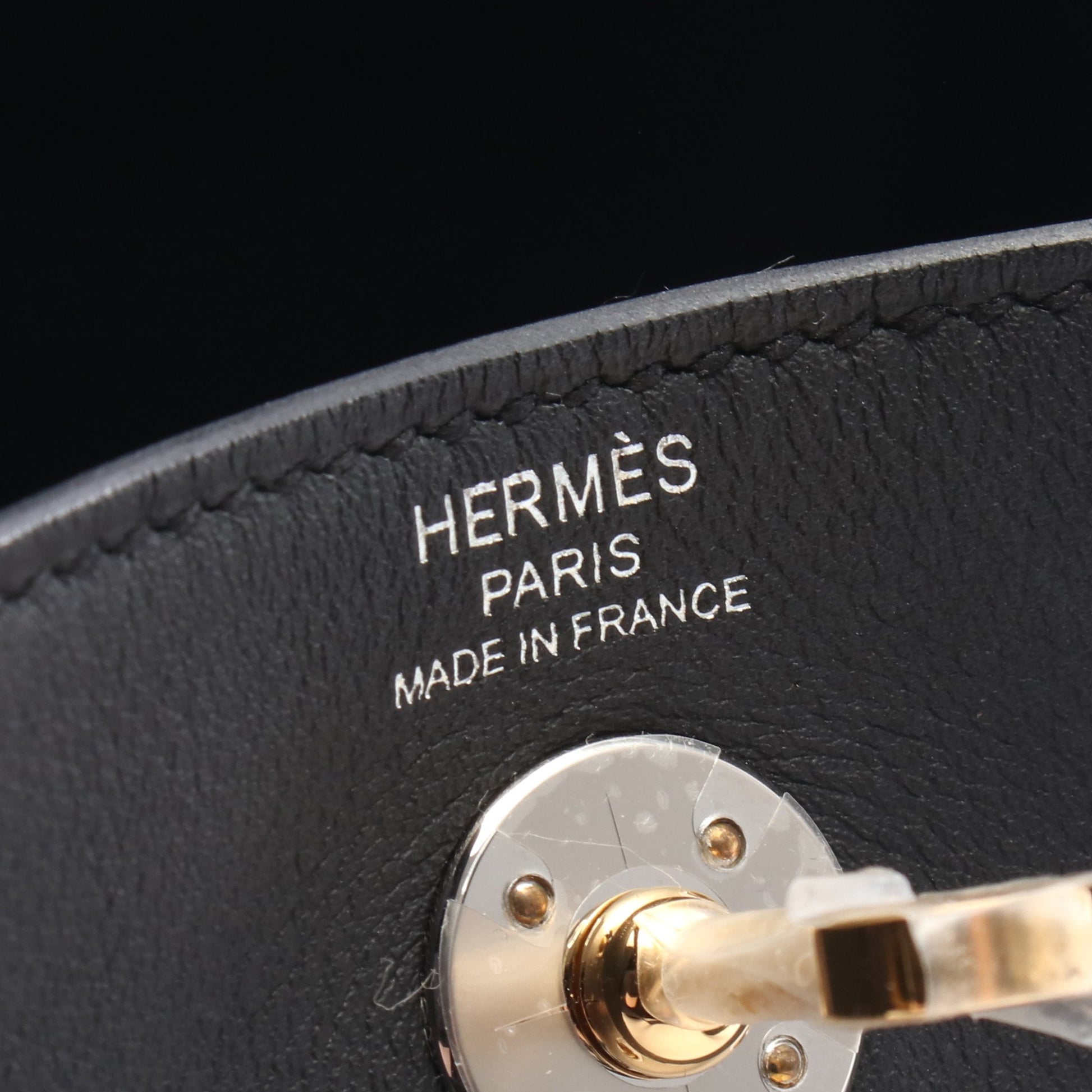 リンディ ミニ ショルダーバッグ ヴォースイフト ブラック エレクトラム金具 K刻印 エルメス バッグ HERMES