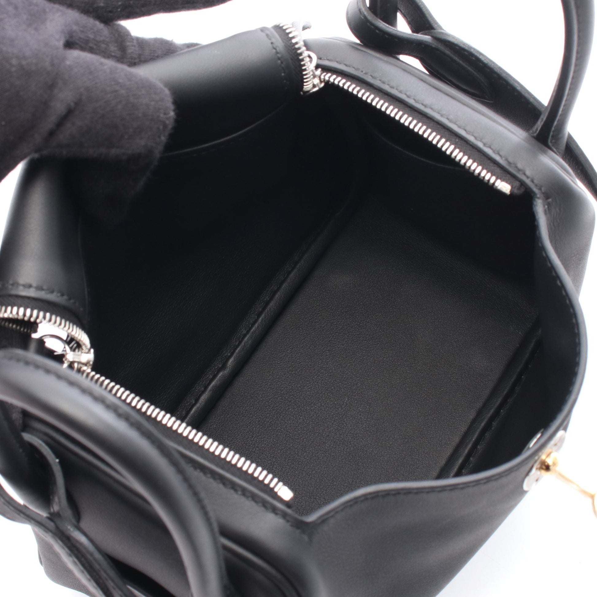 リンディ ミニ ショルダーバッグ ヴォースイフト ブラック エレクトラム金具 K刻印 エルメス バッグ HERMES