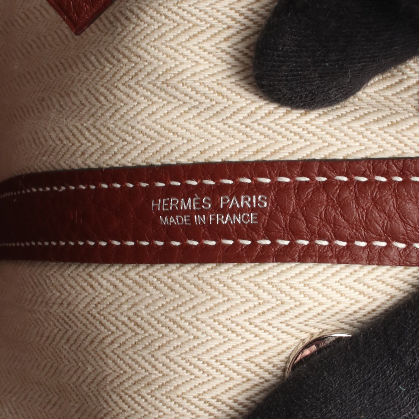 ネオガーデン23 ルージュアッシュ ハンドバッグ ネゴンダ ボルドー シルバー金具 W刻印 エルメス バッグ HERMES