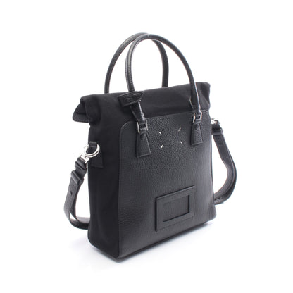 5AC ハンドバッグ トートバッグ キャンバス レザー ブラック 2WAY メゾンマルジェラ バッグ Maison Margiela