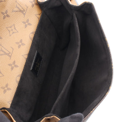 ポシェット メティス MM モノグラムリバース ハンドバッグ PVC レザー ブラウン ブラック 2WAY ルイヴィトン バッグ LOUIS VUITTON