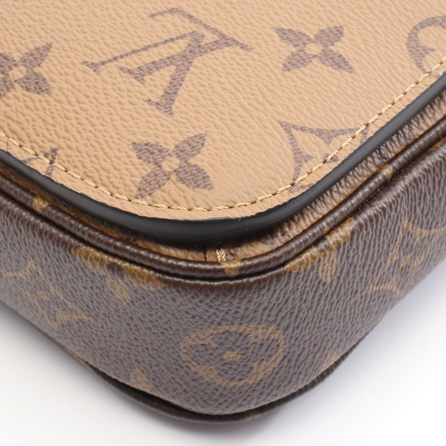 ポシェット メティス MM モノグラムリバース ハンドバッグ PVC レザー ブラウン ブラック 2WAY ルイヴィトン バッグ LOUIS VUITTON