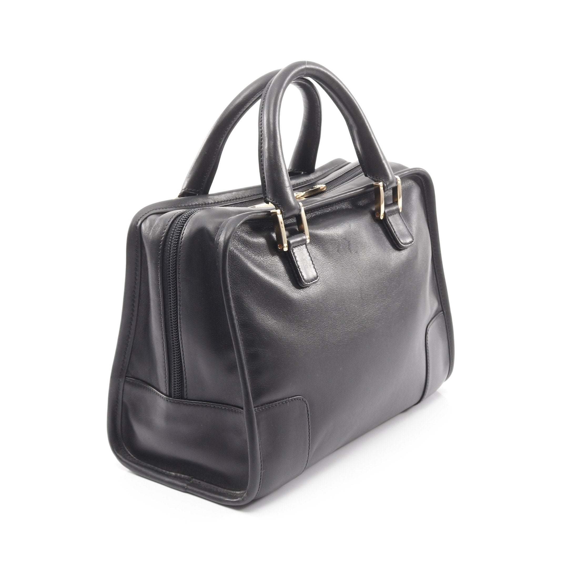 アマソナ28 ハンドバッグ レザー ブラック ロエベ – RECLO