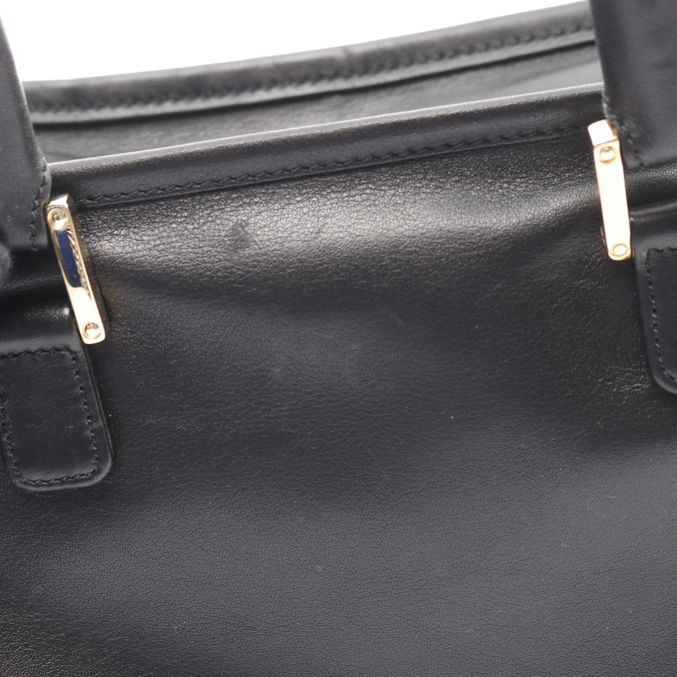 アマソナ28 ハンドバッグ レザー ブラック ロエベ – RECLO