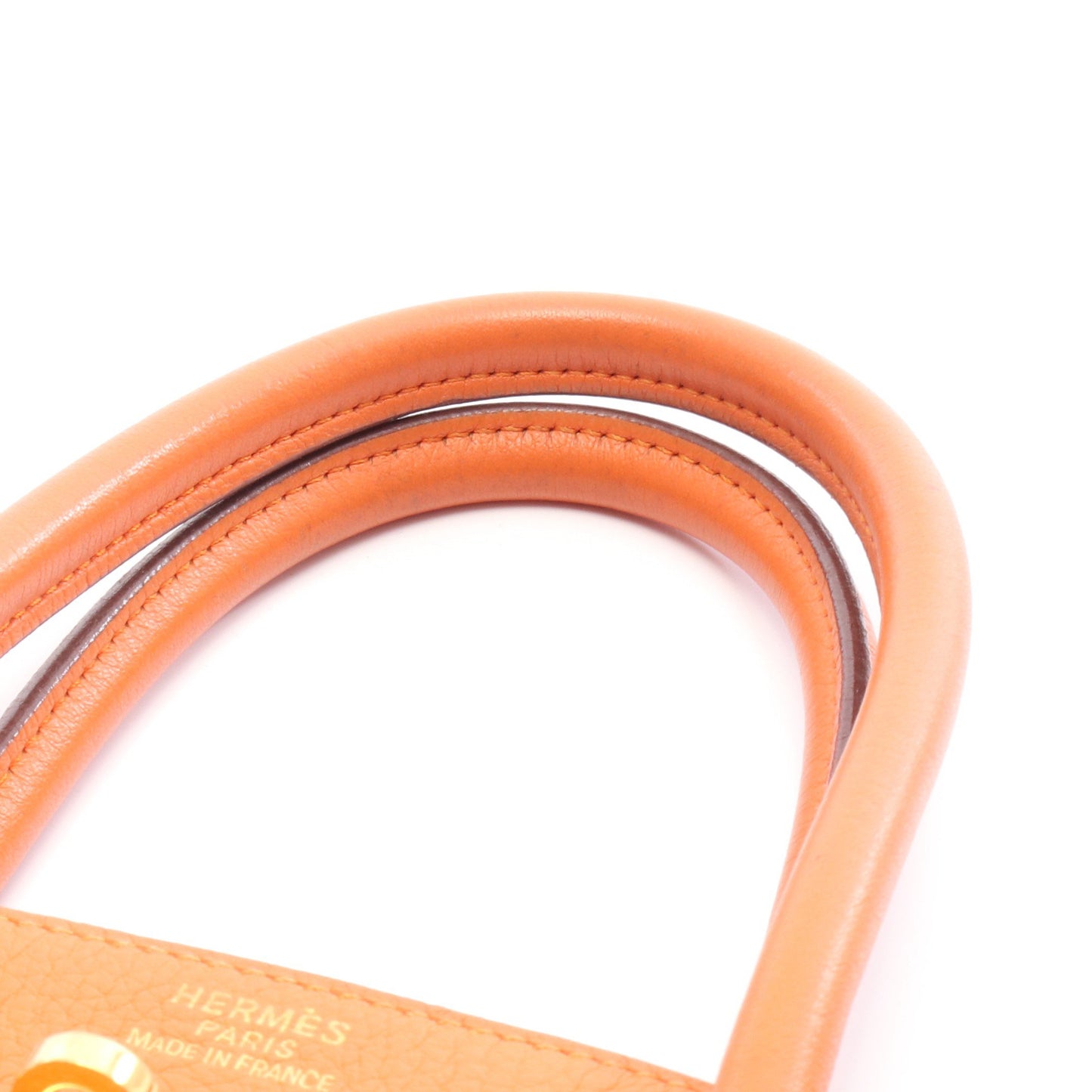 バーキン35 ハンドバッグ トリヨンクレマンス オレンジ ゴールド金具 □I刻印 エルメス バッグ HERMES