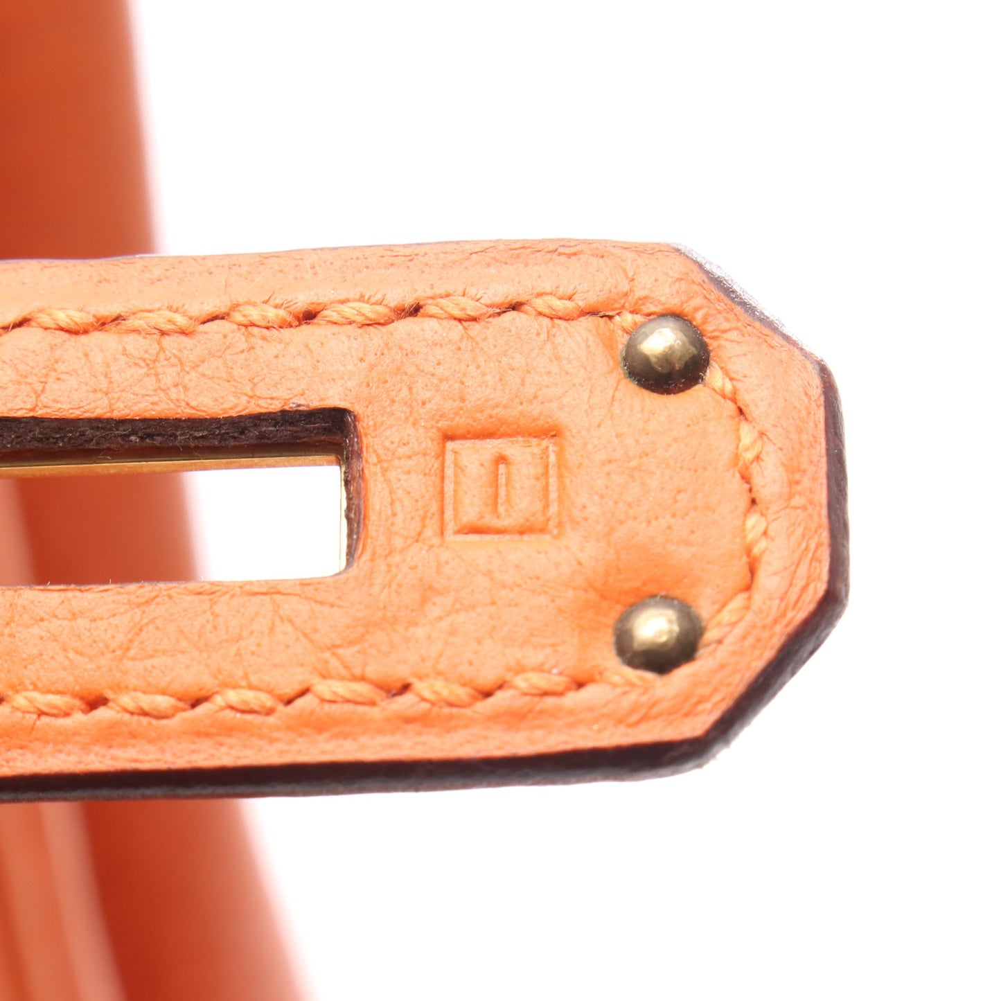 バーキン35 ハンドバッグ トリヨンクレマンス オレンジ ゴールド金具 □I刻印 エルメス バッグ HERMES