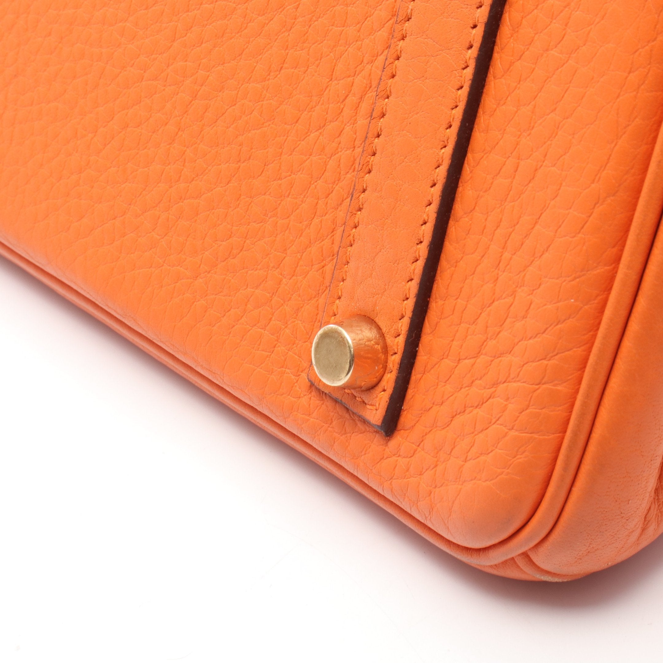 バーキン35 ハンドバッグ エルメス [エルメス] ターンロック トートバッグ エルメス HERMES ハンドバッグ バーキン35 トリヨンクレマンス カルダモン シルバー金具 □L バッグ