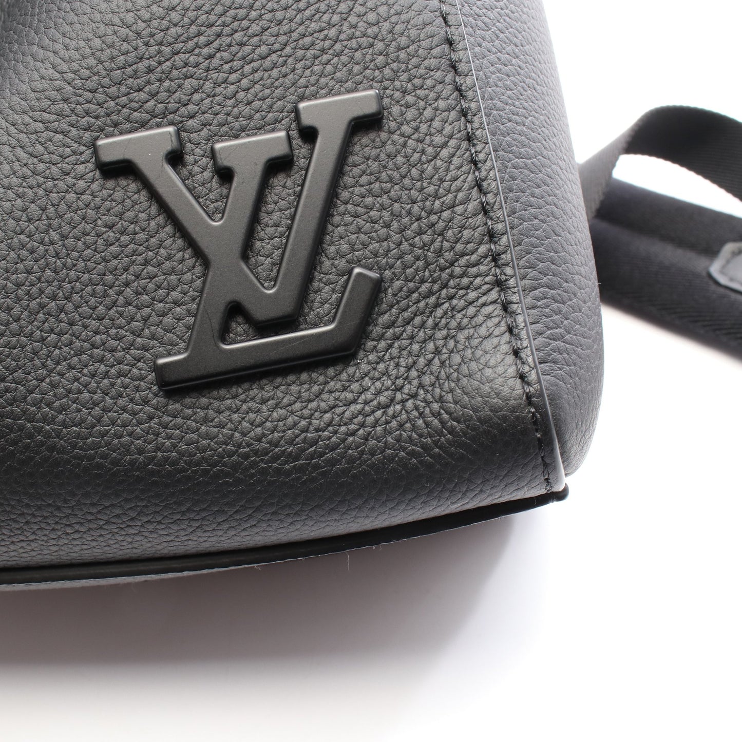 ファストライン バッグパック LVアエログラム バックパック リュックサック レザー ブラック ルイヴィトン バッグ LOUIS VUITTON