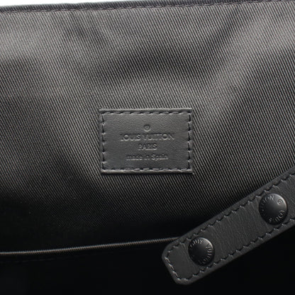 ファストライン バッグパック LVアエログラム バックパック リュックサック レザー ブラック ルイヴィトン バッグ LOUIS VUITTON