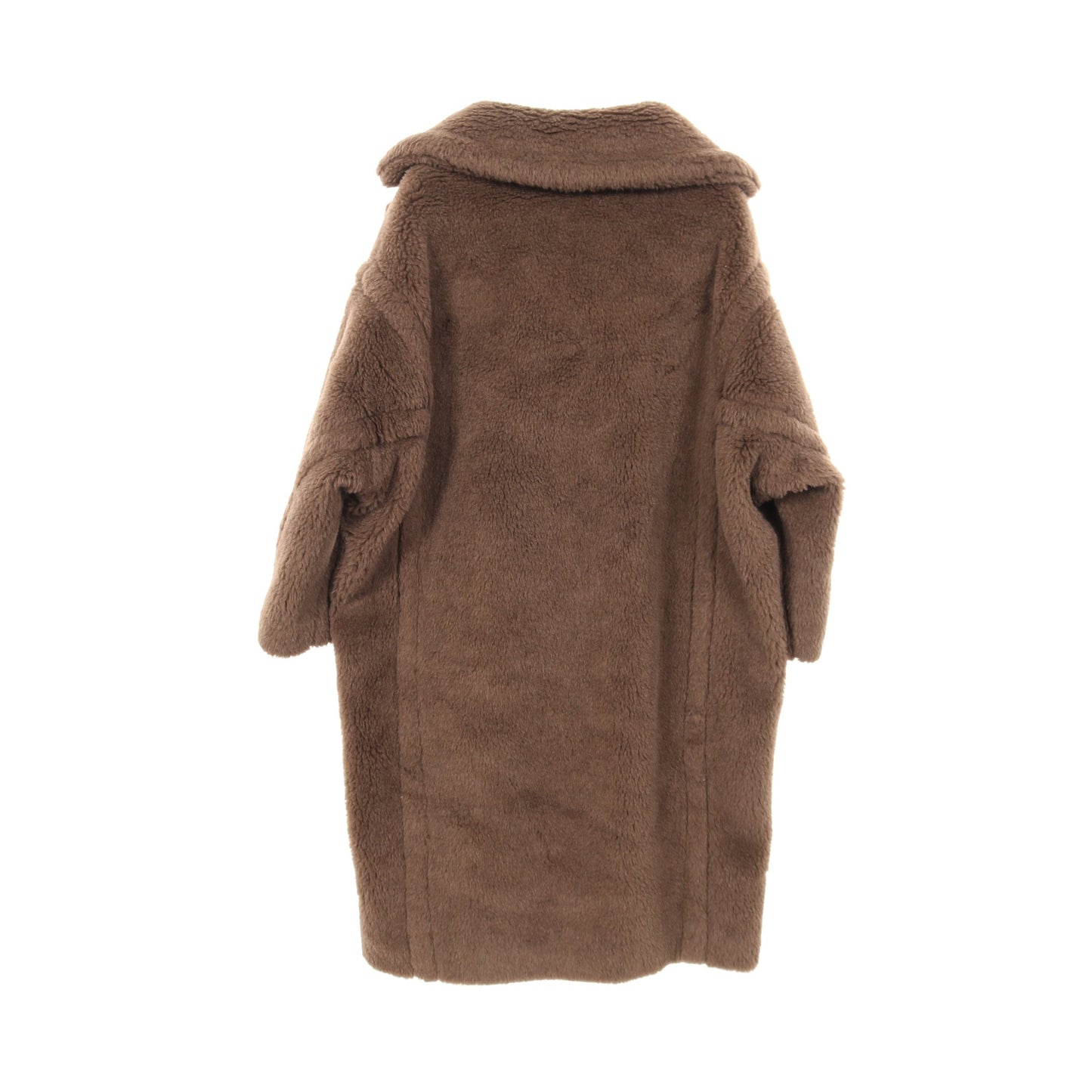 テディベア アイコン コート アルパカ ウール シルク ブラウン マックスマーラ アウター Max Mara