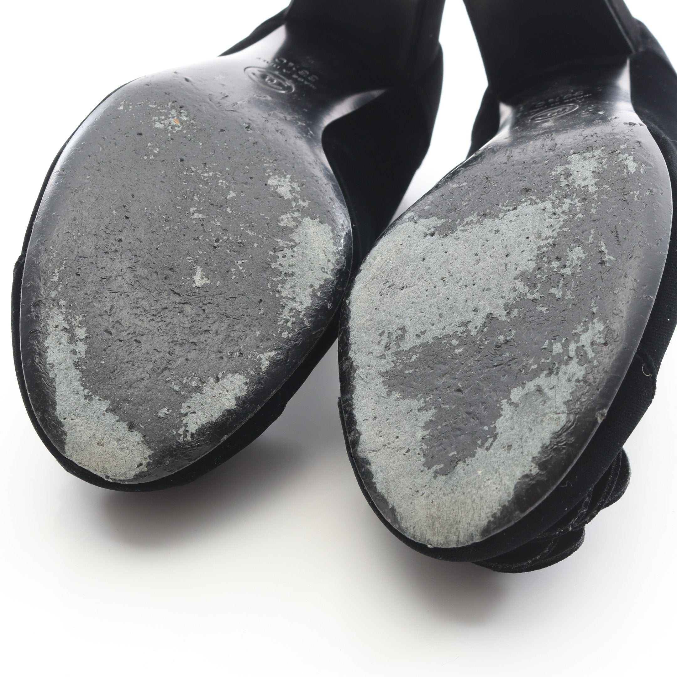 カメリア ココマーク パンプス ベロア ブラック シャネル – RECLO