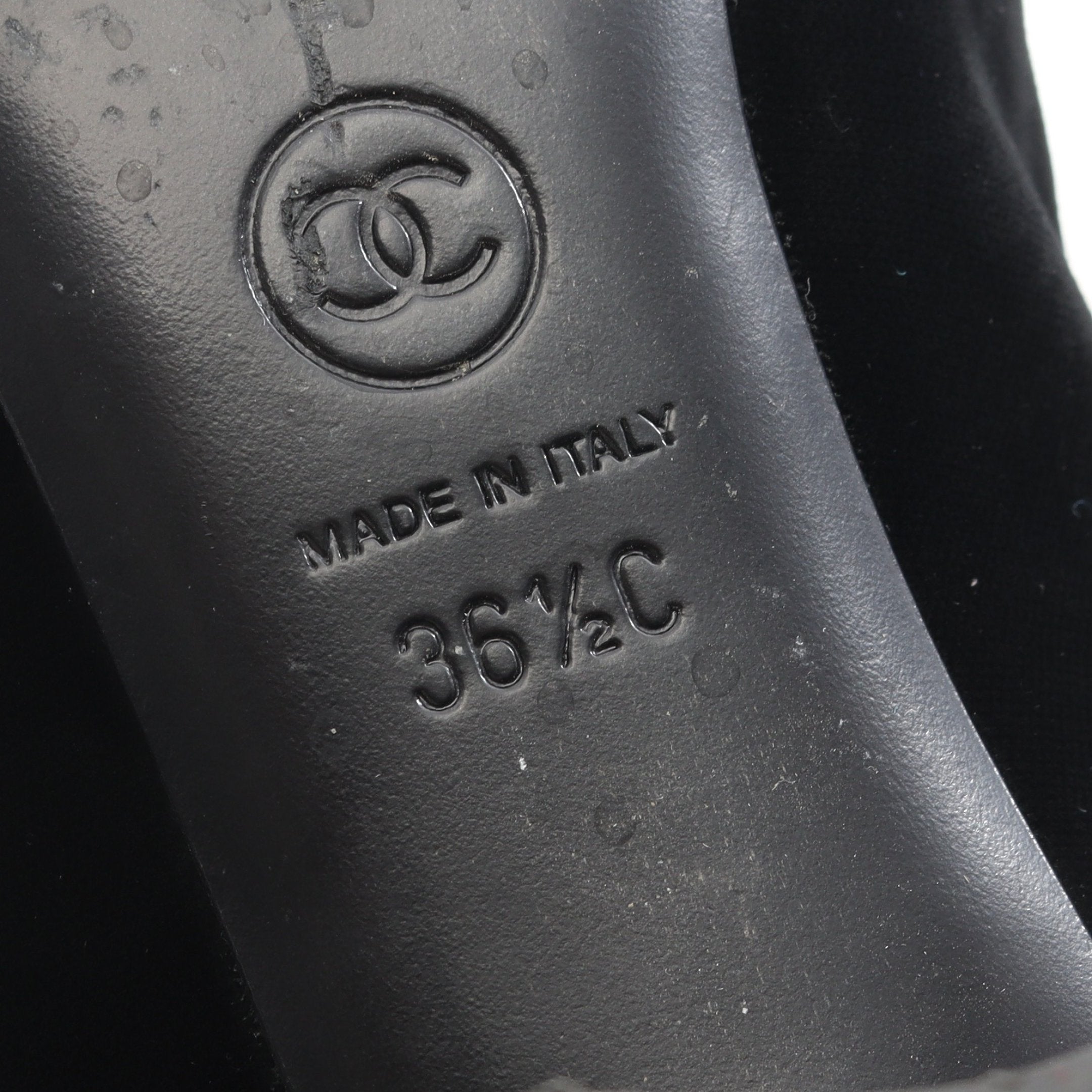 カメリア ココマーク パンプス ベロア ブラック シャネル – RECLO