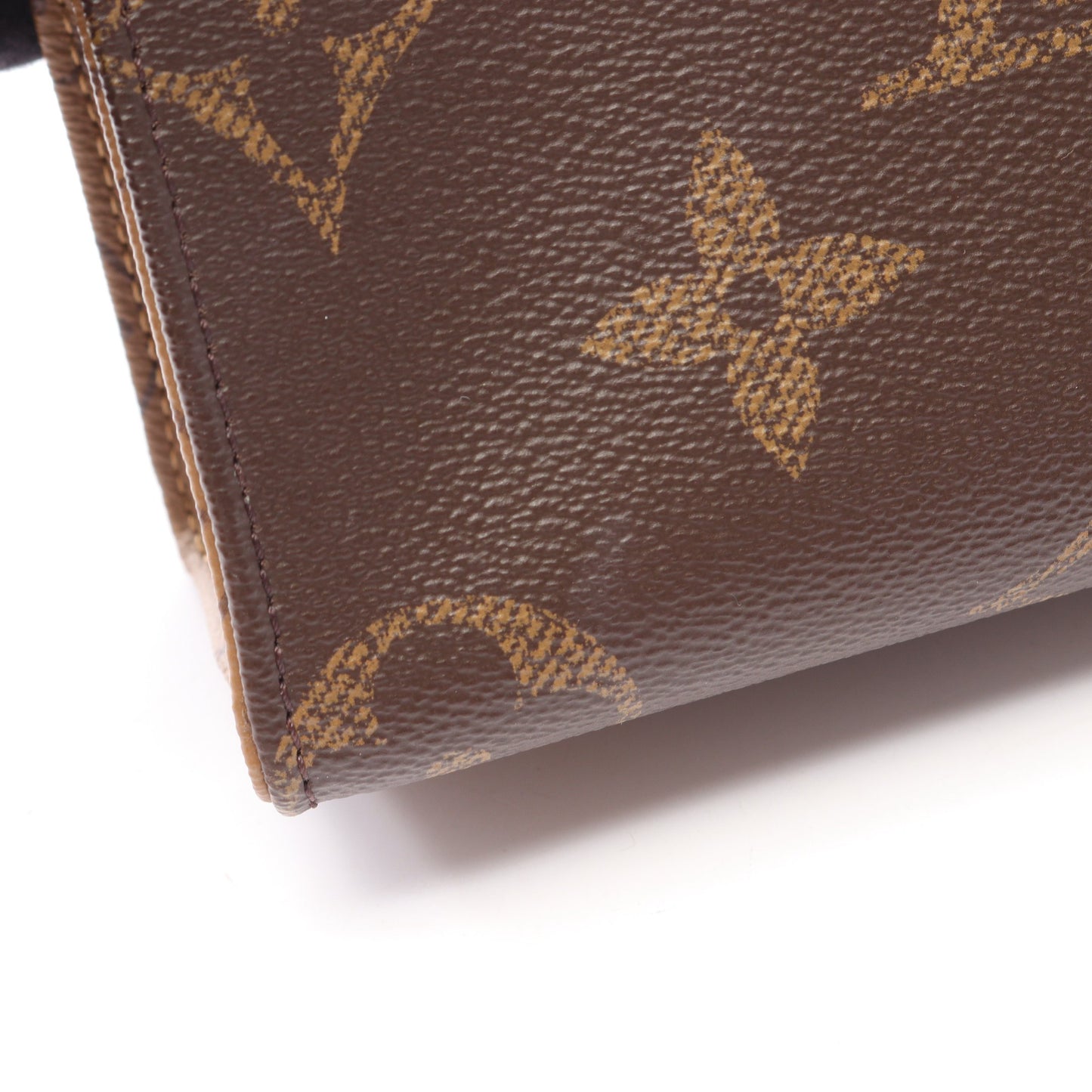 オンザゴーBB モノグラムリバース 2WAY ハンドバッグ PVC レザー ブラウン ライトブラウン ルイヴィトン バッグ LOUIS VUITTON