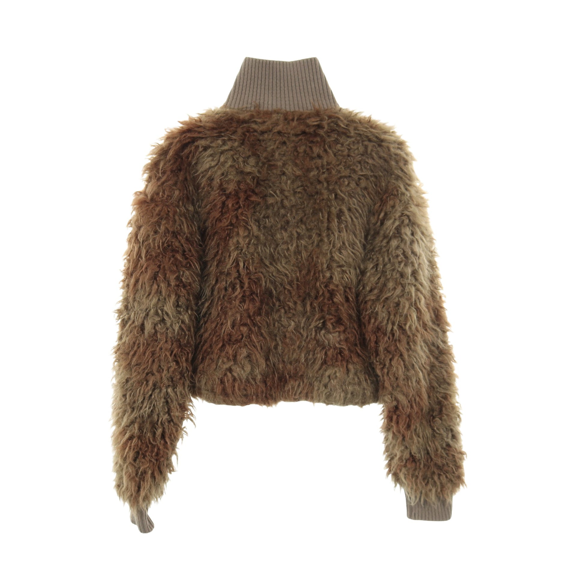 フェイクファー ジャケット モダクリル カーキグリーン ブラウン アクネストゥディオズ アウター Acne Studios