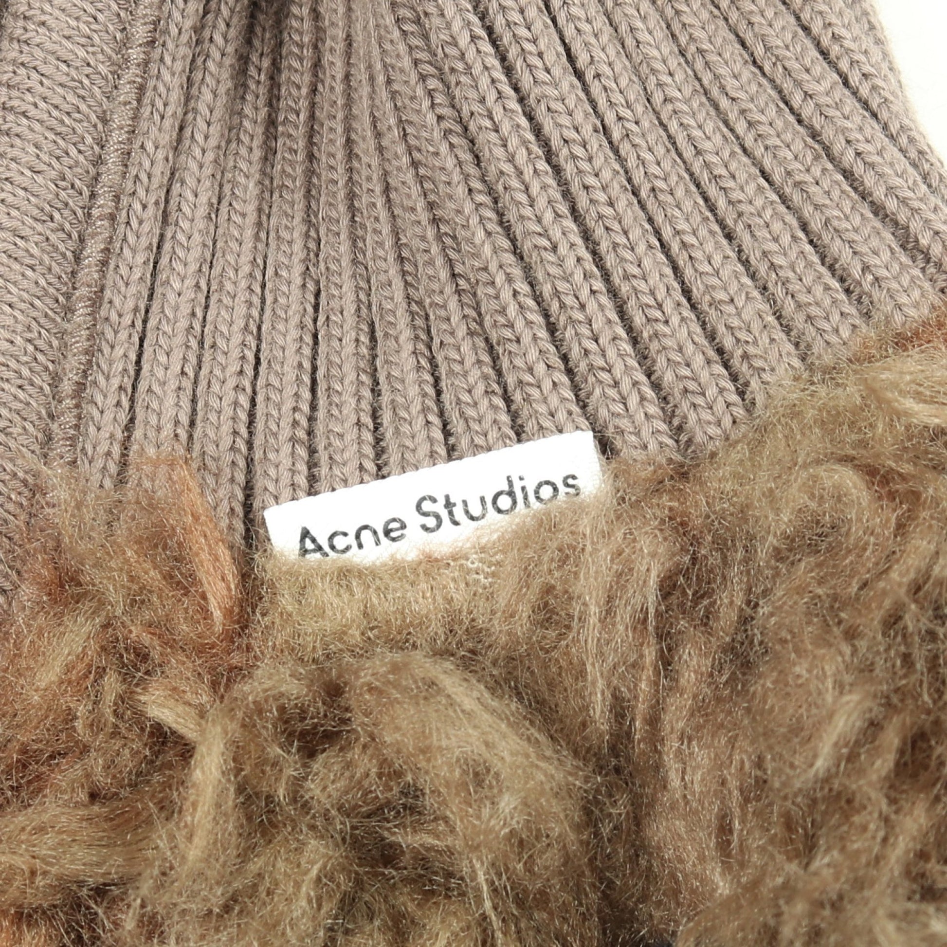 フェイクファー ジャケット モダクリル カーキグリーン ブラウン アクネストゥディオズ アウター Acne Studios