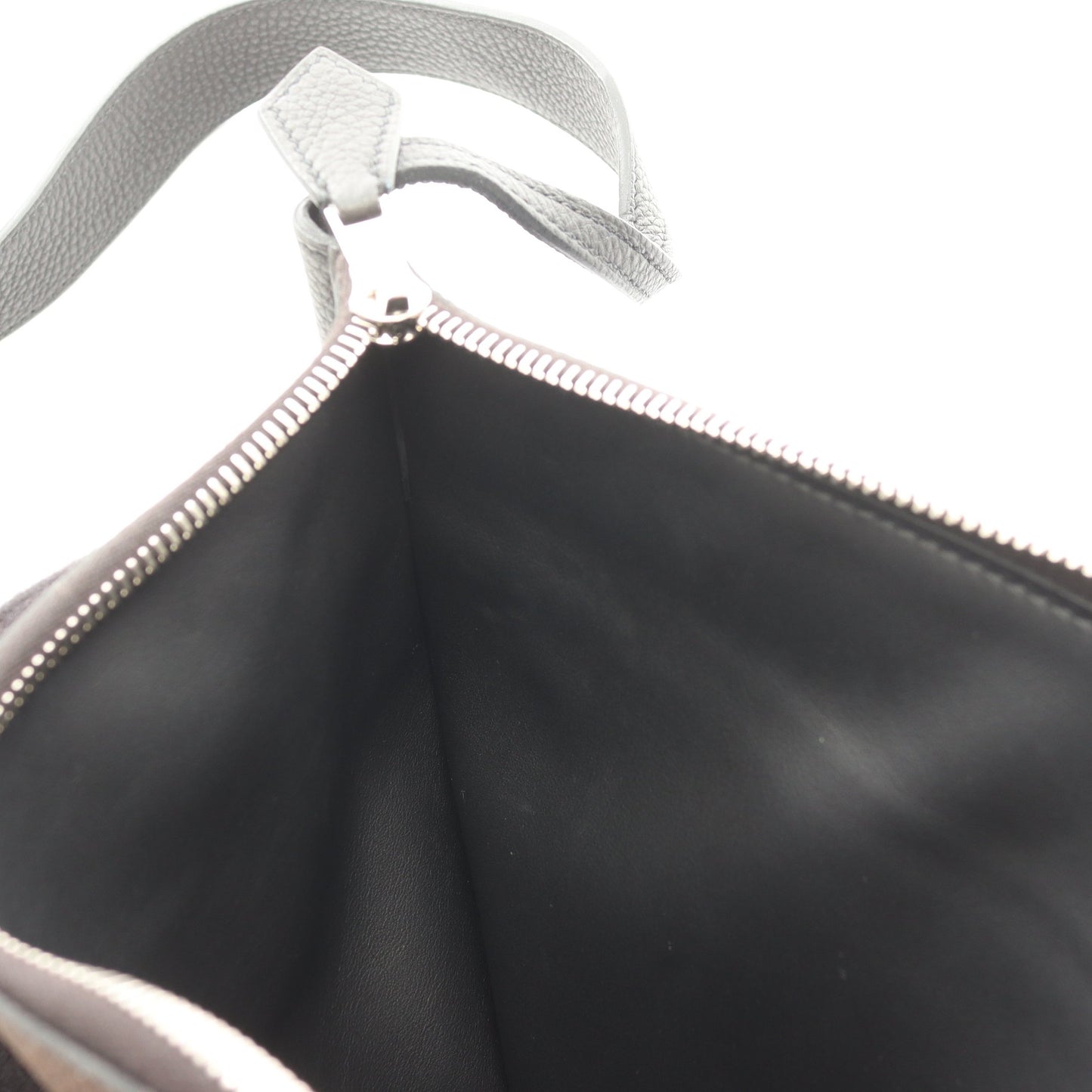 ウルトラプラGM ショルダーバッグ トゴ ブラック シルバー金具 Y刻印 エルメス バッグ HERMES