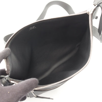 ウルトラプラGM ショルダーバッグ トゴ ブラック シルバー金具 Y刻印 エルメス バッグ HERMES