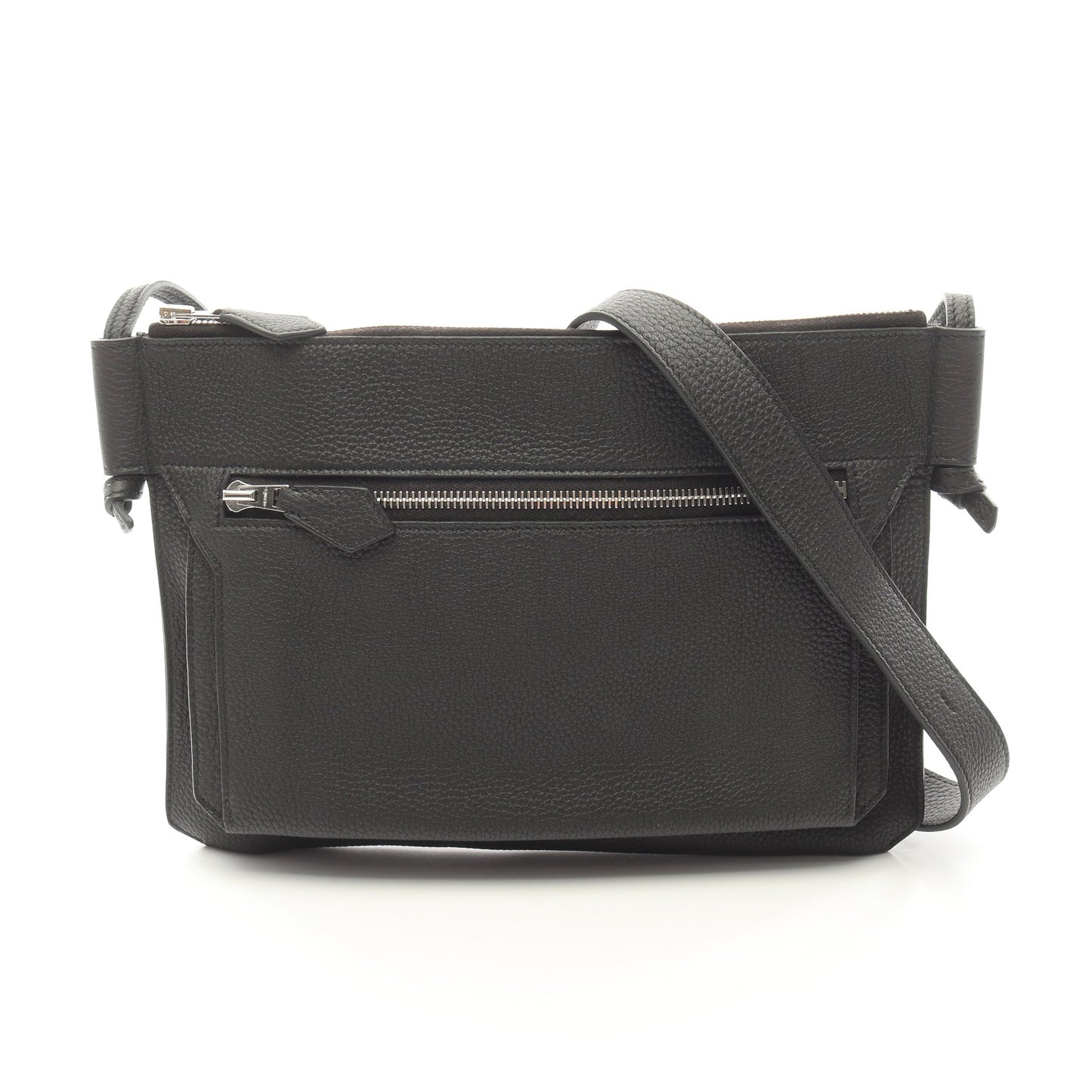 ウルトラプラGM ショルダーバッグ トゴ ブラック シルバー金具 Y刻印 エルメス バッグ HERMES