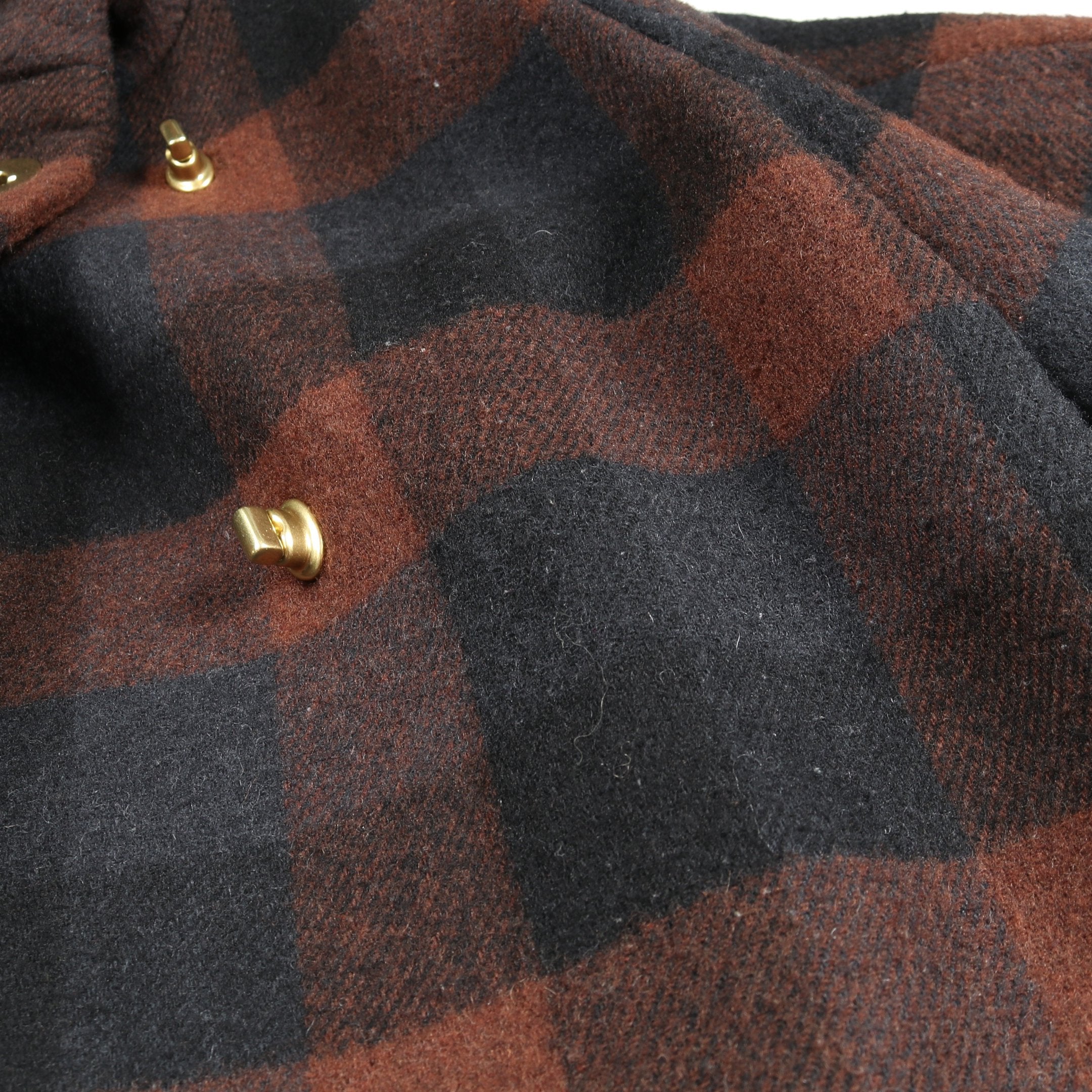 コート チェック柄 ウール ブラウン ネイビー コーチ – RECLO