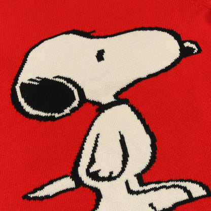 GUCCI × PEANUTS スヌーピー ニット クルーネック バックタイガー ウール レッド イエロー ブラック グッチ トップス GUCCI