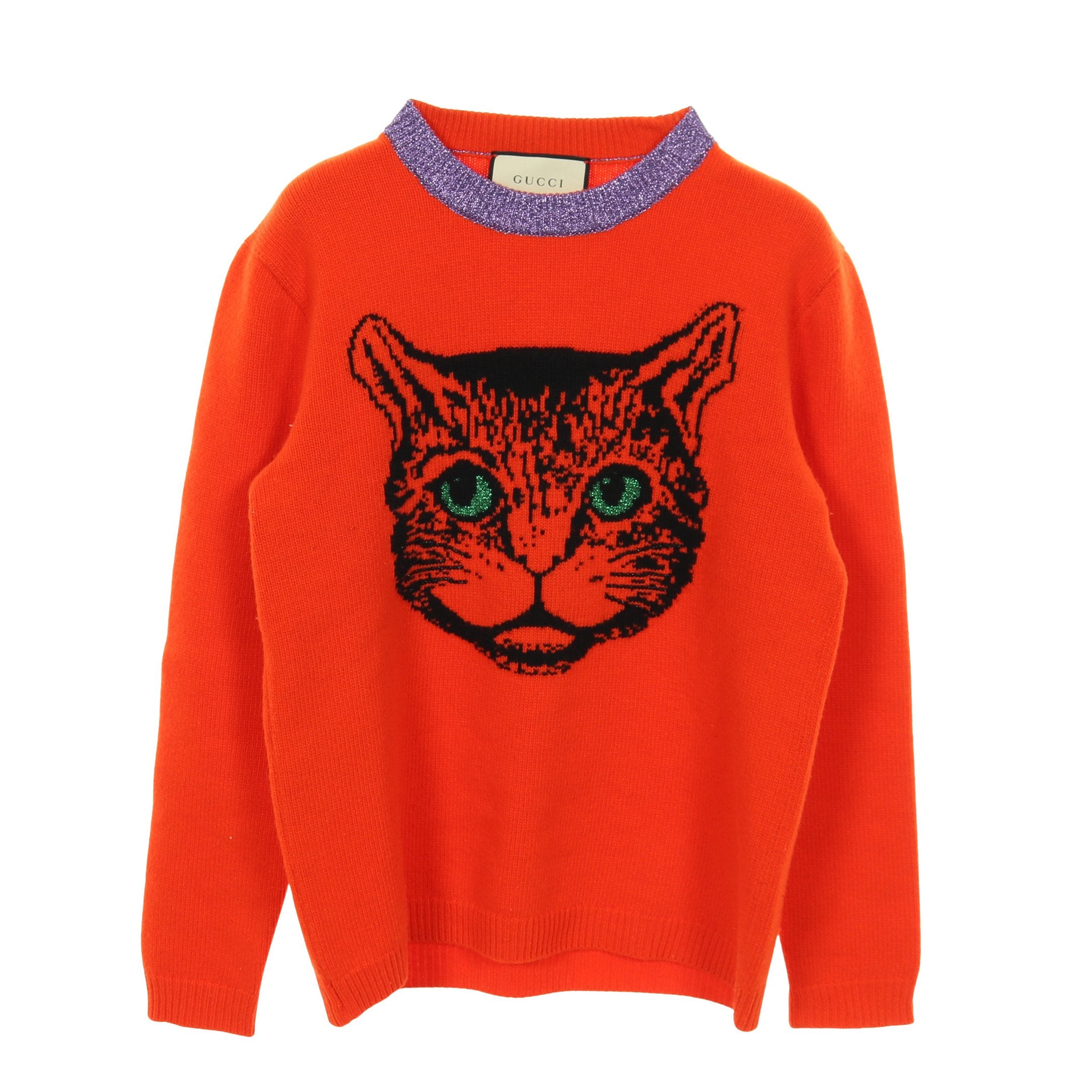 GUCCI 猫刺繍 ストライプニットセーター GUCCI 猫刺繍 ストライプニットセ タ グッチGUCCI/グッチ GUCCI/グッチ