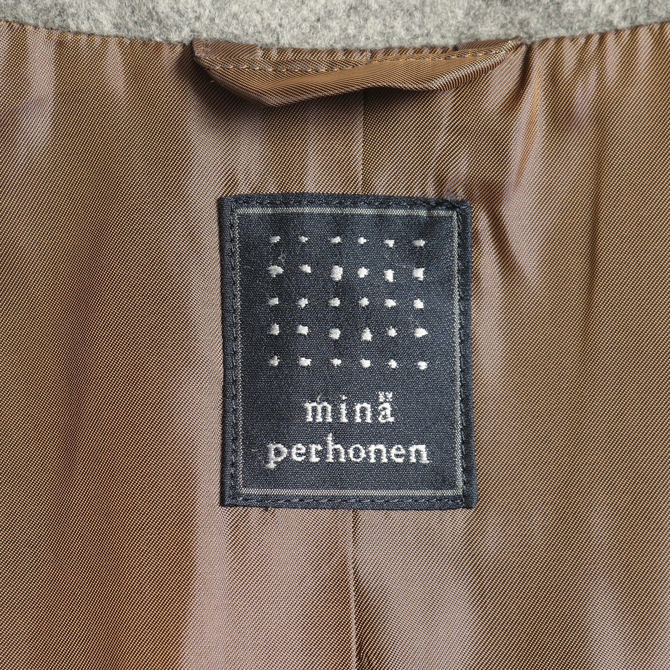 imagine コート ウール グレー ダークブラウン ミナペルホネン – RECLO