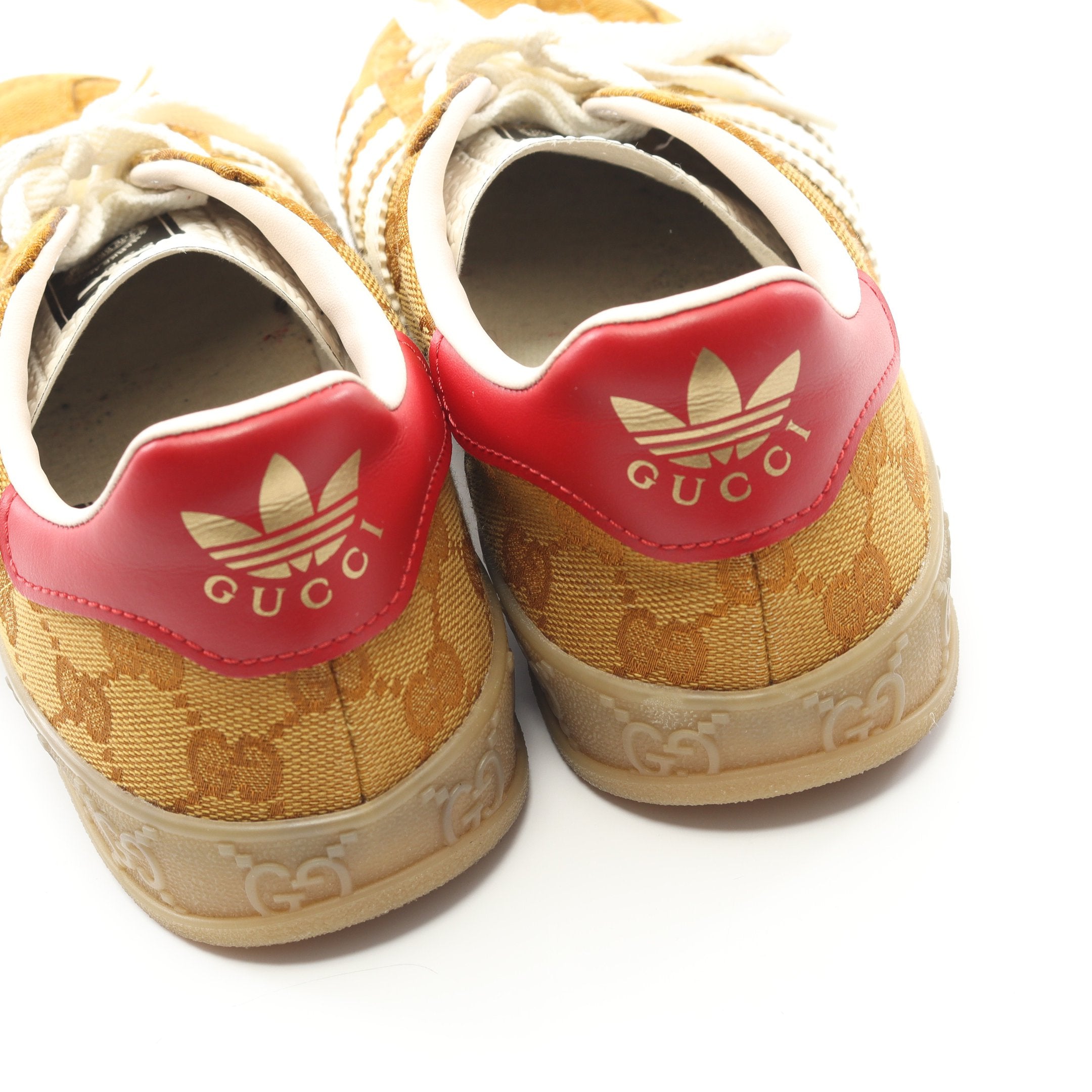 GUCCI × adidas GAZELLE GGモノグラム ローカットスニーカー