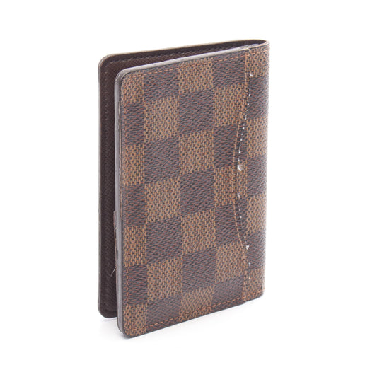 オーガナイザー ドゥ ポッシュ ダミエエベヌ カードケース PVC ブラウン ルイヴィトン 財布・小物 LOUIS VUITTON