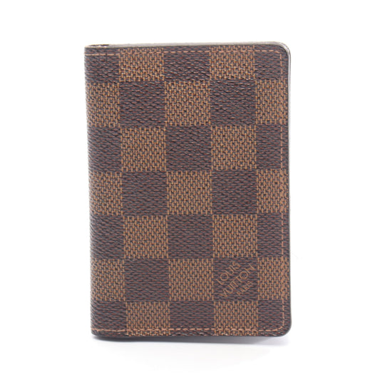 オーガナイザー ドゥ ポッシュ ダミエエベヌ カードケース PVC ブラウン ルイヴィトン 財布・小物 LOUIS VUITTON