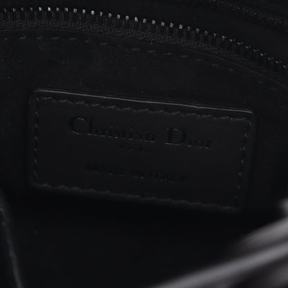レディディオール ミニ ハンドバッグ レザー ブラック 2WAY クリスチャンディオール バッグ Christian Dior