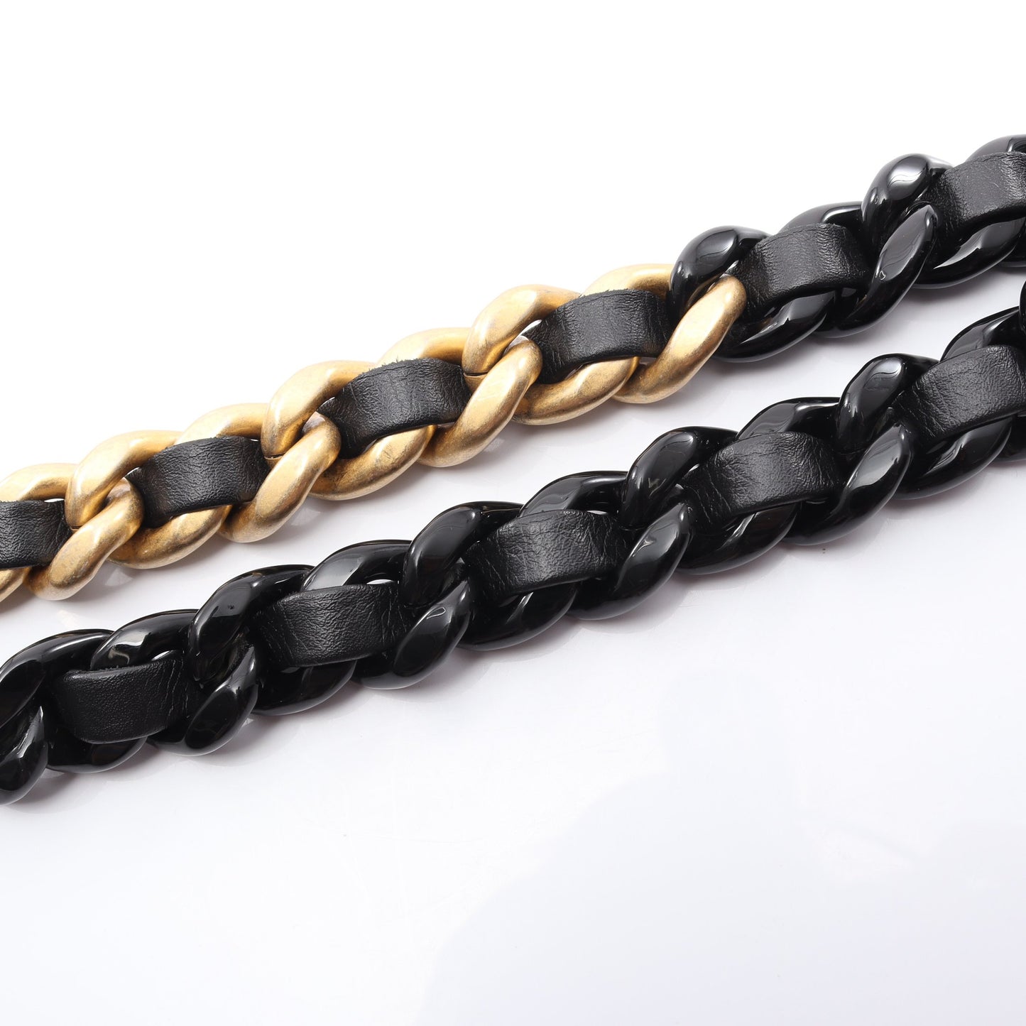 マトラッセ チェーンショルダーバッグ ラムスキン ブラック コンビ金具 シャネル バッグ CHANEL