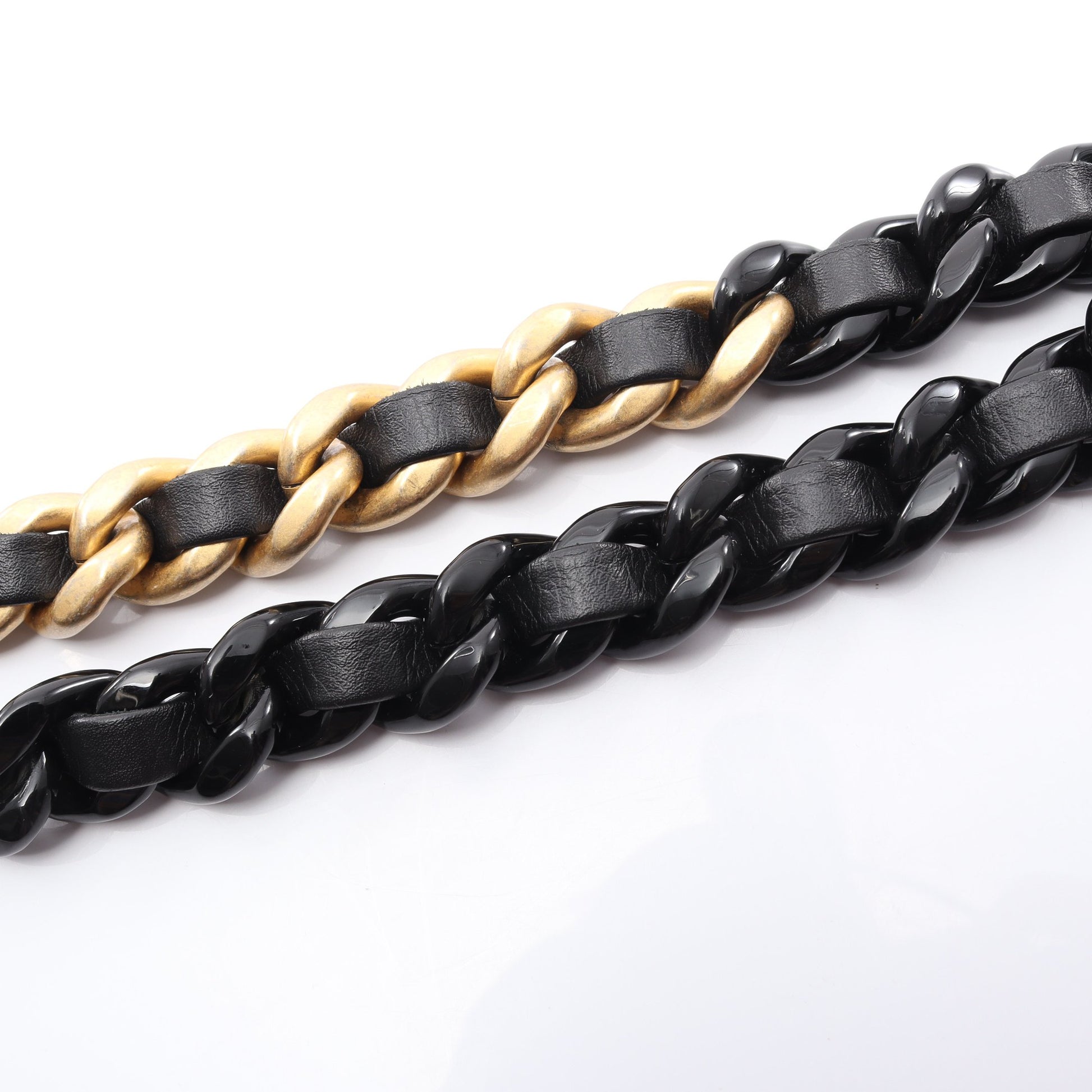 マトラッセ チェーンショルダーバッグ ラムスキン ブラック コンビ金具 シャネル バッグ CHANEL