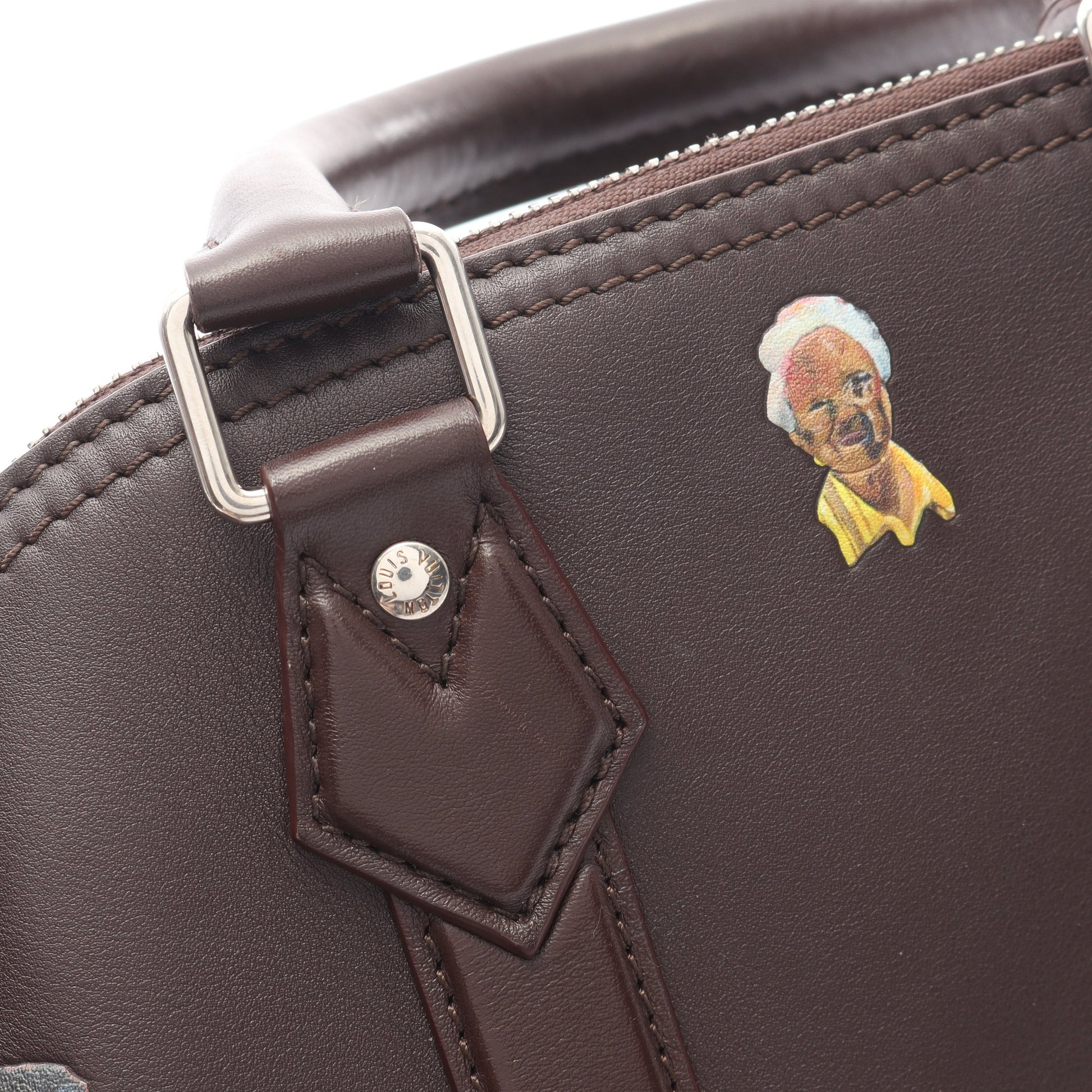 アルマ25 ヘンリーテイラー ハンドバッグ レザー ブラウン マルチカラー 2WAY ルイヴィトン バッグ LOUIS VUITTON