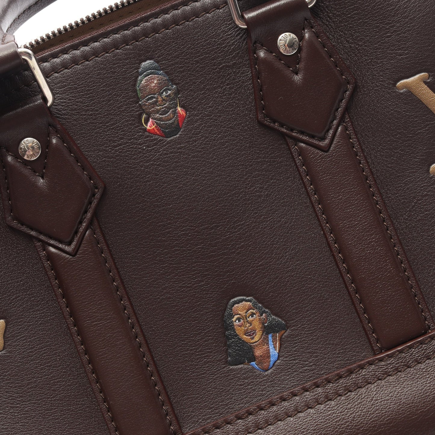 アルマ25 ヘンリーテイラー ハンドバッグ レザー ブラウン マルチカラー 2WAY ルイヴィトン バッグ LOUIS VUITTON