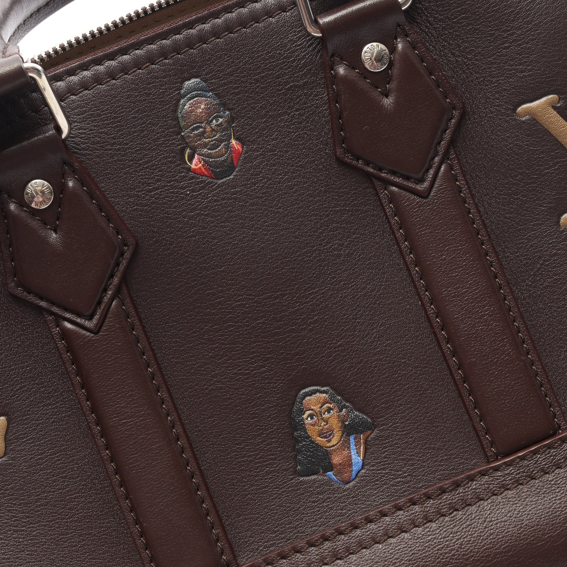 アルマ25 ヘンリーテイラー ハンドバッグ レザー ブラウン マルチカラー 2WAY ルイヴィトン バッグ LOUIS VUITTON
